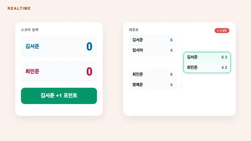 실시간 업데이트